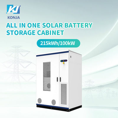 좋은 가격 콩자 최고 브랜드 에너지 저장 캐비닛 215kWh 100kw 야외 에너지 저장 시스템 온라인으로