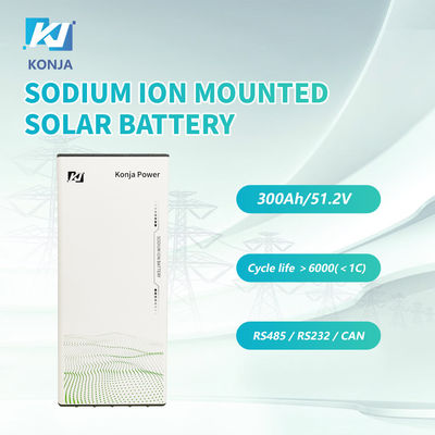좋은 가격 콩자 홈 재충전 나트륨 이온 배터리 51.2V 37Ah 5.7kWh 벽에 장착 된 태양 전지 5 년 보증 온라인으로