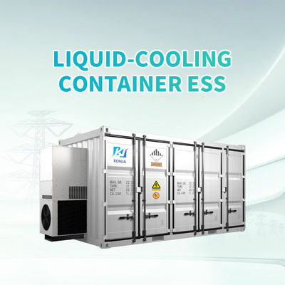 좋은 가격 KonJa 액체 냉각 3.72MWh 컨테이너 에너지 저장 시스템 A급 배터리 에너지 저장 컨테이너 860V 온라인으로
