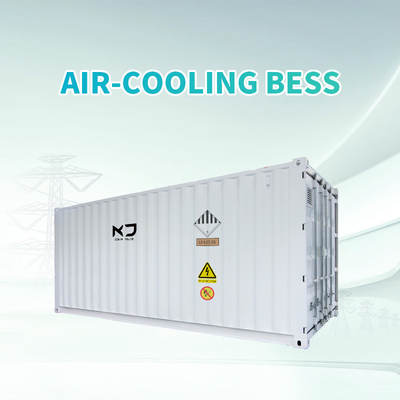 좋은 가격 공기 냉각 20FT 1MWh 배터리 에너지 저장 시스템 400Vac 컨테이너 BESS 온라인으로